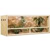 Holzkonzept Terrario in OSB, terrario in legno 150 x 60 x 60 cm con ventilazione laterale