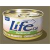 Generico Life Cat Natural Cibo Umido per Gatti, Pollo con Aragosta, 6 Scatolette da 85g