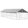 vidaXL Gabbia per Cani da Esterno con Tetto 600x200x150 cm