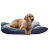 4L Textil ZOE Cuscino per Cani sfoderabile e lavabile Cuccia Cane Impermeabile Cuscino Cane Taglia Grande e Media (80x60 cm, Grafite)