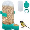HERCHR Distributore Automatico di Acqua per Piccioni, Mangiatoia per Piccioni Distributore d'Acqua per Animali Domestici, Uccelli, Calopsitte, Pappagalli(Verde)(800ml)