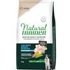 Generico Natural Trainer Selected Quality Cibo per Cani Adulti Taglia Media e Grande, Crocchette con Pesce Bianco Dislicato, Carota e Mela. Benessere Pelle e Pelo, Supporto Difese Naturali - Sacco da 10 kg