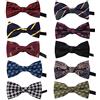TOPTIE Pet Tie, Papillon Regolabile per Cani, Papillon per Gatti, Accessorio per Animali Domestici, Mescola 10 Stili-Set C