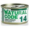 Generico Natural Code Adult Gatto Cibo Umido Tonno e Verdure. 12 LATTINE da 85g CADAUNO