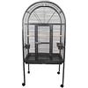 Pet's Solution Voliera gabbia pappagalli con ruote dimensioni esterne: 77 x 61 x 172 cm