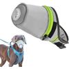 Generic Museruola regolabile grigia per cani - Maschera traspirante per animali domestici con cerniera, comoda per passeggiate all'aperto, uso domestico, corsa o visite al parco