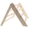 Vanzack Supporto Per Trespolo in Legno Per Galline Posatoio Per Pollaio Con Struttura Staccabile E Design Confortevole Per Pollame E Pulcini Accessori Per Pollaio