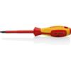 KNIPEX Tools 98 12 02 R2 - Cacciavite a testa quadrata, 10,2 cm, isolato 1000 V