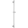 Görbach Asta Doccia in Acciaio Inox con Supporto Soffione Regolabile per Adattarsi ai Fori Esistenti, Adatto per Doccette Standard, Saliscendi Doccia 100 cm Cromo