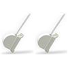 Amig - Raccoglitore di Tapparella Esterna da Applicare - Realizzato in PVC - Misura: 3,5 x 17,4 x 12,5 cm. Misura del nastro: 14 mm (larghezza) - Resistente - Colore: Avorio (Confezione da 2)