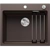 BLANCO ETAGON 6 524538 Lavello da Cucina in Granito per Basi di Lavello con Larghezza di 60 cm, SILGRANIT, Marrone