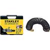 Stanley 160153Xstn Kit Smerigliatrice & 8221577Stn Tubo Spiralato 10 Metri Attacco Rapido, Nero