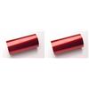 Fripac-Medis Rotolo di alluminio, 12 cm x 50 m, colore: rosso (Confezione da 2)
