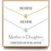 JOSYANDLOVE Set di collane con 2 cuori per madre e figlia, regalo per mamma, festa della mamma, gioielli di Natale