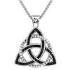 PARYFO Collana con ciondolo vichingo, in argento sterling 925, con nodo celtico vichingo, martello, drago, lupo, gioiello vichingo, regalo per unisex, con catena in acciaio inox, Argento sterling