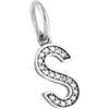 LES FOLIES DI PAOLA GRIECO Charm Lettera S Iniziale Nome Ciondolo Pendente in argento 925 - Les Folies per Pandora
