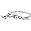 Pandora Donna Argento Braccialetto Link ad anello 598100, 16 cm