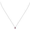 Morellato Collana Donna in Argento 925% Riciclato, Zircone Rosso, Collezione Tesori - SAIW174