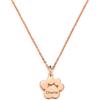 MeMeDIY Collana con Zampa di Cane Personalizzata per Donna Nome Inciso in Acciaio Inossidabile/Argento Sterling 925 1-4 Collana con Zampa di Gatto Gioiello Personalizzati (Oro rosa)