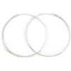 Designer Inspirations Boutique Orecchini a cerchio continuo in argento Sterling, spessore 1,5 mm, diametro personalizzabile 70 mm, 80 mm, 90 mm, 100 mm, 110 mm e 120 mm, Argento, colore: Silver - 110mm, cod. TEED-EHC-15-110