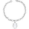 My Bebè Catenina e ciondolo argento 925 personalizzabile con nome - collana donna bimbo bimba Made in Italy (bracciale bimba)