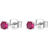 Brosway Orecchini Donna, Orecchini a Lobo in Argento e Passion Ruby | Collezione FANCY - FPR43