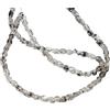 Gems For Jewels Donna Perline di quarzo diamante Herkimer da 4-6 mm, pepite di quarzo diamante Herkimer grezzo, pietre preziose grezze per gioielli - 8 pollici