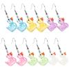 LIFKOME 6paia Orecchini Glow in The Dark Per Donne Orecchini Pendenti Con Design Cartone Fluorescenti e Aestetici Vivaci Per Feste e Occasioni Speciali