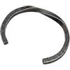 TQWSVUM Uomo Donna Bracciale con Rune Vichinghe - Rune Nordic Elder Futhark Bracciale Aperto in Acciaio Inossidabile - Gioielli Bracciale Intrecciato Regolabile in Metallo Pesante Vintage