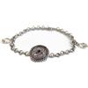 Batik SU COCCU SARDO Bracciale Portafortuna Donna - Bracciale Rigido con Ciondolo (Bottone sardo)