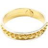 Marrocu Gioielli - Fede Matrimoniale Sarda in Argento 925 1 Filo Dorata