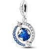 Unique Charm Pendente Mondo e Galassia in Argento 925 per Pandora