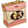 Generico Uovo di Cioccolato Extra Fondente con Mandorle Tostate 350 g, Opera Cavaliere Dolce Pralinato Artigianale con Mandorle, Cioccolato Fondente Croccante Idea Regalo Pasqua