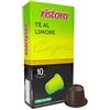 Ristora 5 Scatole da 10 Nespresso compatibili TÈ AL LIMONE totale 50 pz