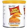 Generico 12 x 45g San Carlo Chips Dore', Patatine Croccanti in Barattolo, Gusto Vivace