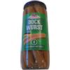 EMSLANDHAUS 720 GR WURSTEL BOCKWURST GERMAN QUALITY IN VASO VETRO DA 8 PEZZI DA 90 GR WURSTEL TEDESCHI SENZA PELLE AFFUMICATI IN SALAMOIA