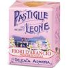 Pastiglie Leone FIORI D'ARANCIO Principe di Napoli | Le mitiche Pastiglie Senza Glutine e Senza Coloranti Artificiali | Confezione da 10 Astucci tascabili da 30g