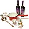Crucolo Confezione Cima 12 Crucolo con Parampampoli 2x1L, 6 Tazzine Decorate, Padellino e Mestolo