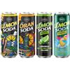 Generico Lemonsoda KIT DRINK 2025 con: Lemonsoda, Oransoda, Mojito e Twist Gazzosa 330ml [PACK con 4 Lattine assortite]