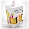 JUST BE Confezione regalo 0% alcool, 4 bottiglie, vino spumante 0% senza alcool (Gold Bianco)