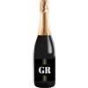 Bottle-Up Bottiglia di Prosecco DOC personalizzato per lui - Idea regalo esclusiva e originale per uomo, festa del Papà, festa del Nonno, nuova nascita, compleanno e Natale. (0,75L, Iniziali)
