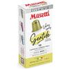 Caffè Musetti, 10 Capsule in Alluminio Compatibili con Macchine Nespresso® Miscela Gentile, Intensità 3/5 con Note di Agrumi e Mandorle, Qualità 100% Arabica, dal Gusto Delicato e Aromatico