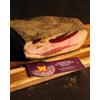 HAMMM Food & Soul Guanciale di Suino Nero Brado, Salume Artigianale, 850g, Stagionato 4 Mesi, con Sale, Pepe e Aglio, Ideale per Carbonara