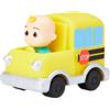 CoComelon JJ Melon Mini veicolo - Caratteristiche JJ integrato in scuolabus giocattolo auto - Giocattoli per bambini, bambini e bambini in età prescolare