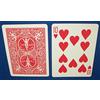 US Playing Card Company Mazzo di carte tutte uguali dorso ROSSO (10 di Cuori)