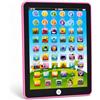 STOULKD Kids Tablet -Learning Pad,with 6 Games to Learn Music/Words/Learning Letters / Alphabet,Education Tablet for Kids for Boys & Girls 3 Years Up (pink)