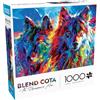 Buffalo Games - Blend COTA - Wolves True Love - Puzzle da 1000 pezzi per adulti - Puzzle impegnativo perfetto per serate di gioco - Dimensioni finite 26,75 x 19,75