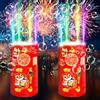Zhwidnerso Fuochi d'artificio Sapone Bubble Machine, 2-Pack 13-Hole Design Automatico Fuochi d'artificio Sapone Bubble Maker con luci e suono commutabile per i bambini Compleanno Wedding Party Giardino Carnevale
