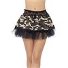 Smiffys Tutu sottogonna mimetico, con Top in pizzo e fiocco