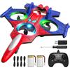 GraceDuck Aereo Telecomandato Bambini da 8 Anni, Mini Drone Bambino, Caccia RC con Funzione 360° Flip e Capriola, Giocattolo da Esterno, Regalo per Ragazzi